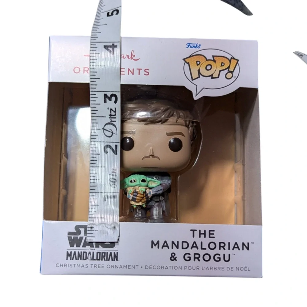 Hallmark Star Wars: The Mandalorian And Grogu Funko POP! Christmas Ornament NIB